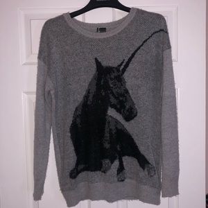 Urban Outfitters Unicorn Sweater Dphie Like New
